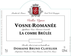 2015 Vosne-Romanée, La Combe Brûlée, Domaine Bruno Clavelier